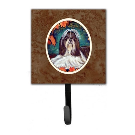 Carolines Treasures Autumn Leaves Shih Tzu Leash or Key Holder 7182SH4